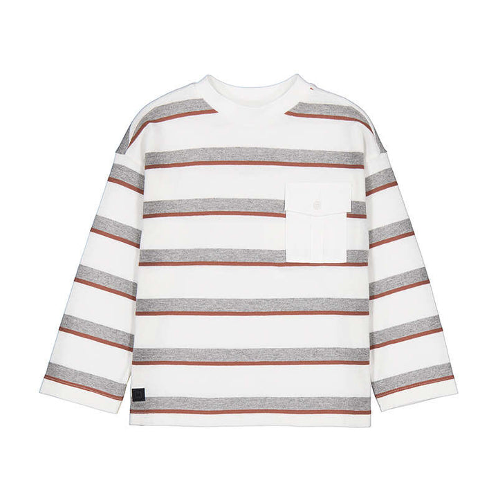 Mayoral Striped Pocket Tee