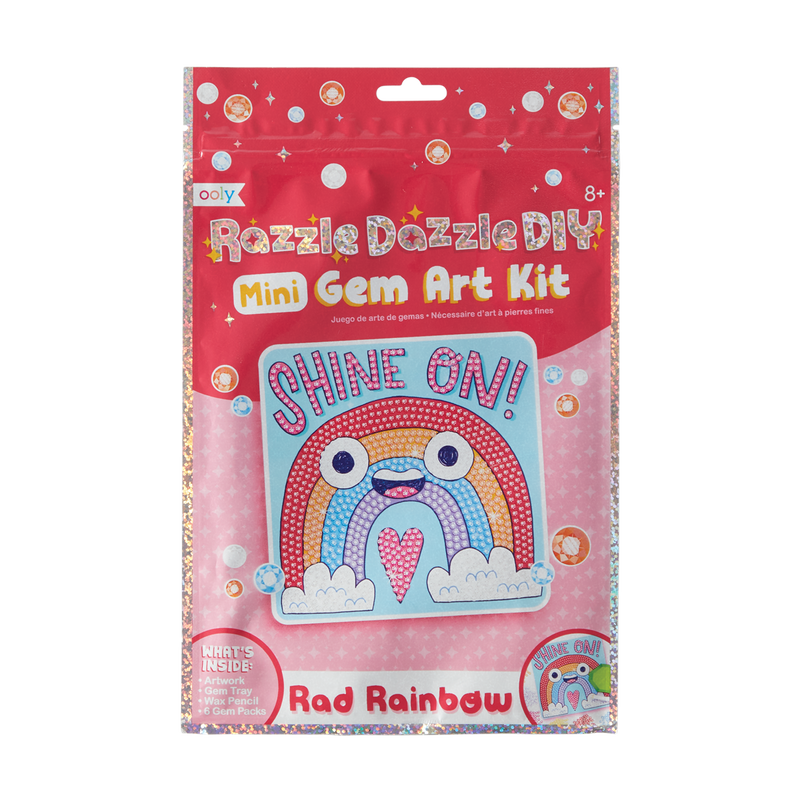 Ooly DIY Dazzle Me Rainbow Mini Gem Art Kit