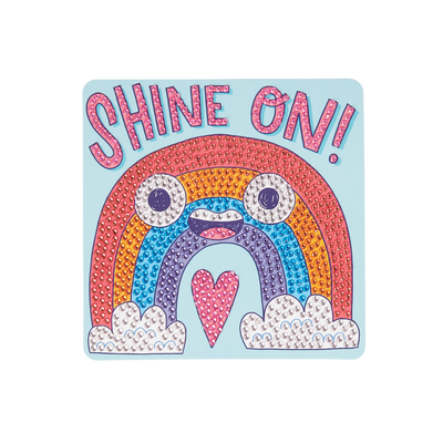 Ooly DIY Dazzle Me Rainbow Mini Gem Art Kit complete