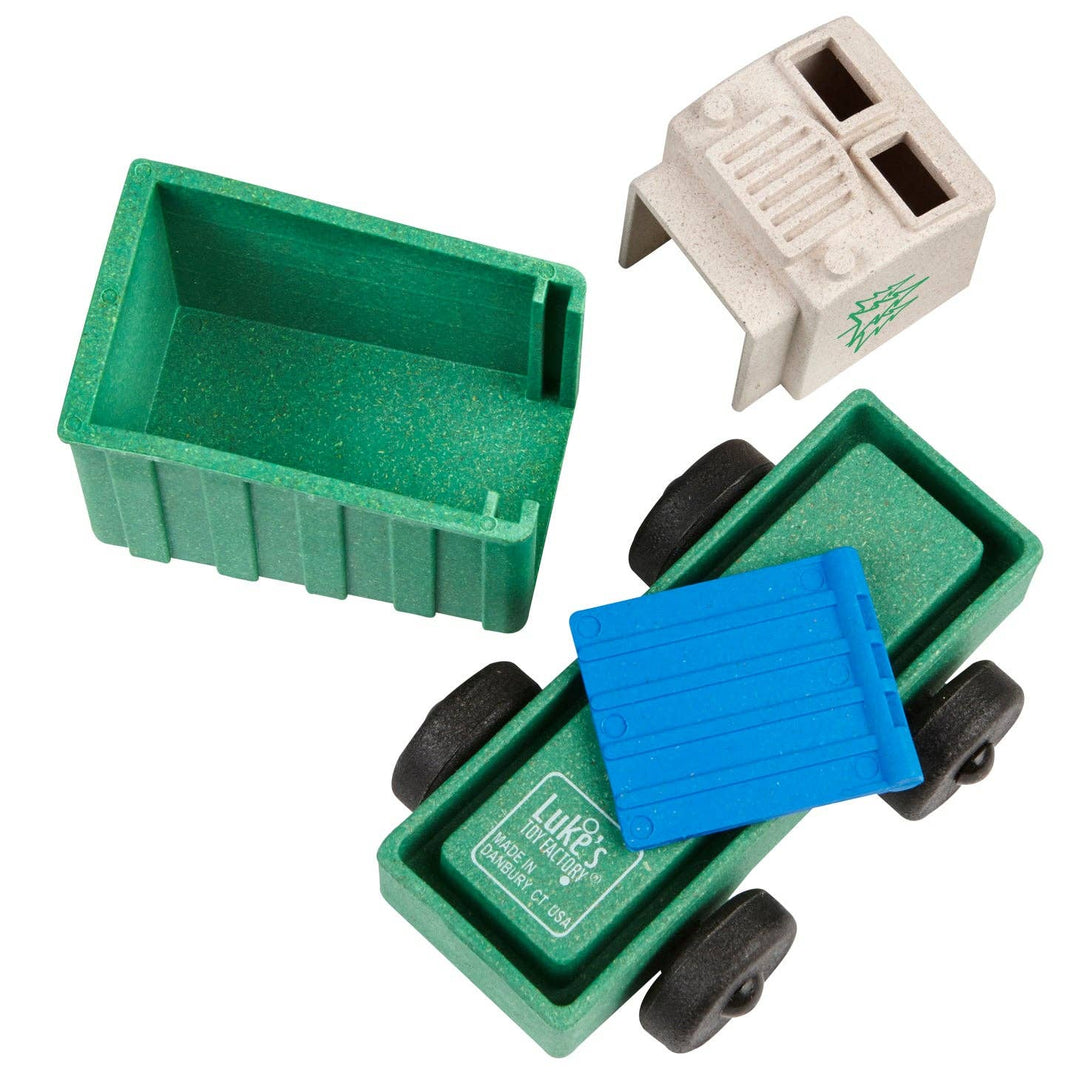 Farm Truck & Green Dump Truck 2 Pack