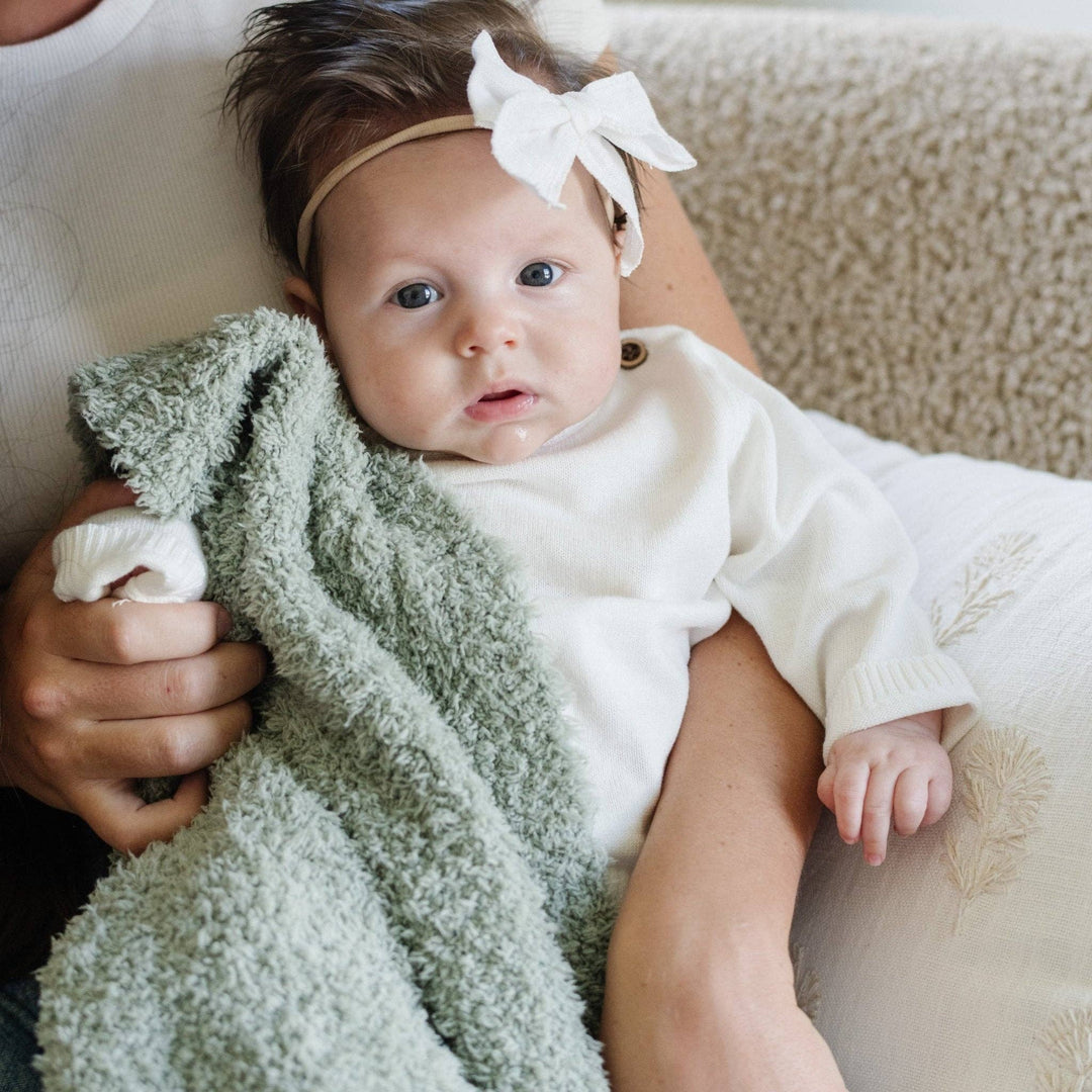 Saranoni Sage Bamboni Receiving Blanket