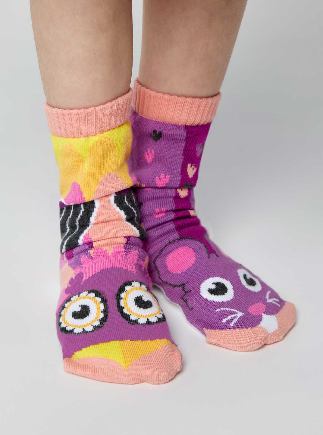 Owl & Mouse Pal Socks