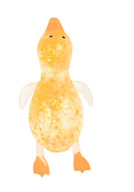Sm Glitter Ducks Squishy