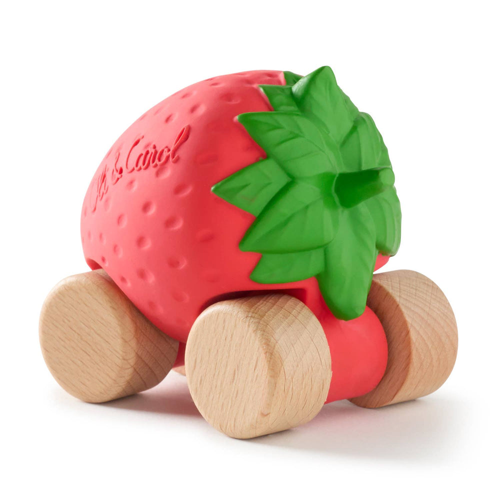Oli & Carol Sweetie the Strawberry Baby Car side
