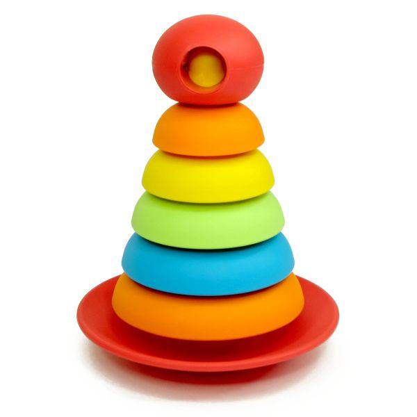 2-in-1 Ring Stacker Set - Maya Papaya and Tony Macarony