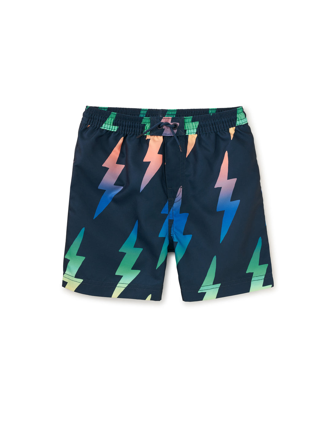 Tea Collection Rainbow Lightning Bolt Swim Trunks