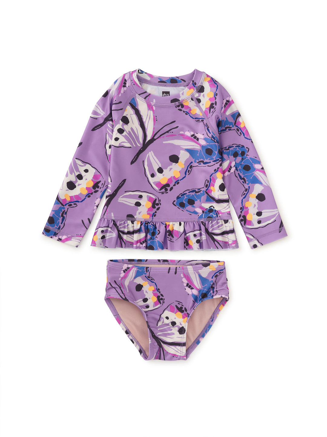 Tea Collection Carnival Butterfly Rash Guard Set