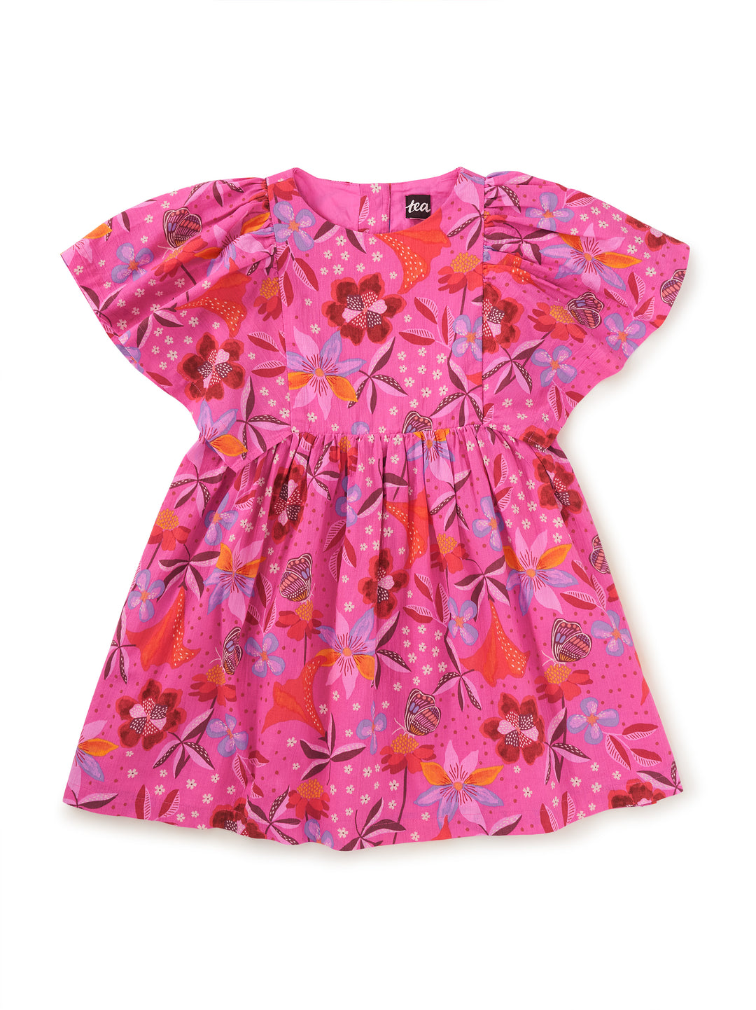 Tea Collection Butterfly Sleeve Twirl Dress