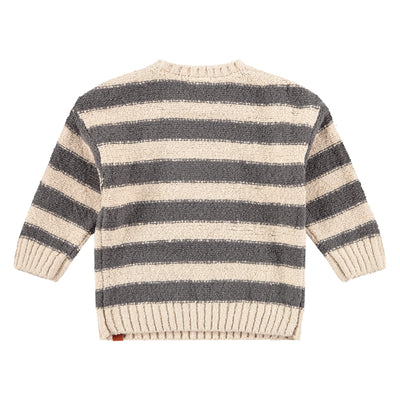 Fuzzy Striped Pullover