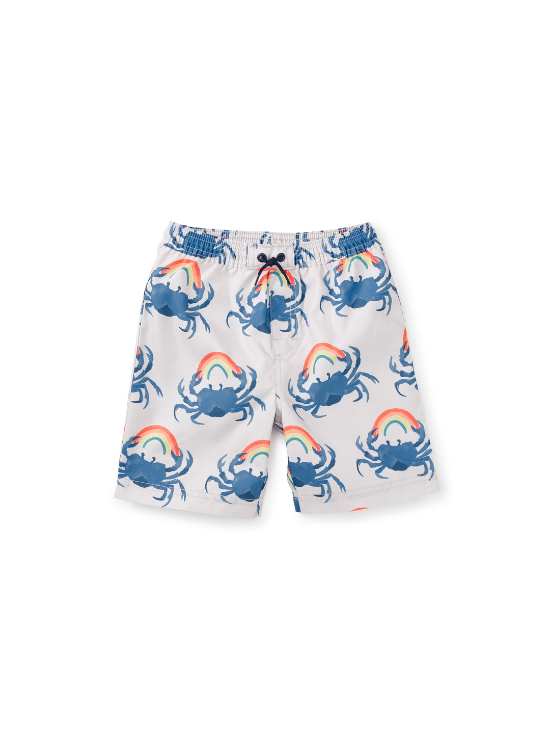 Tea Collection Crab & Rainbow Swim Trunks