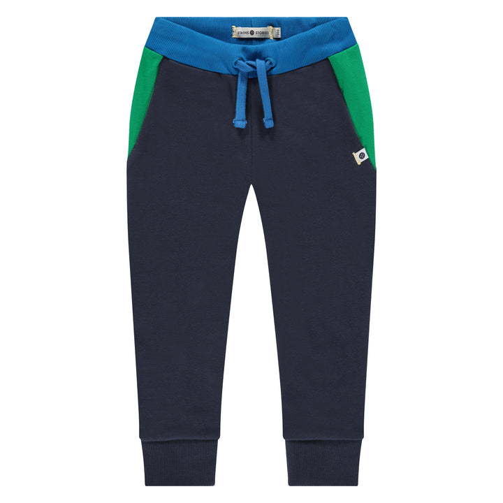 Color Pocket Sweat Pants