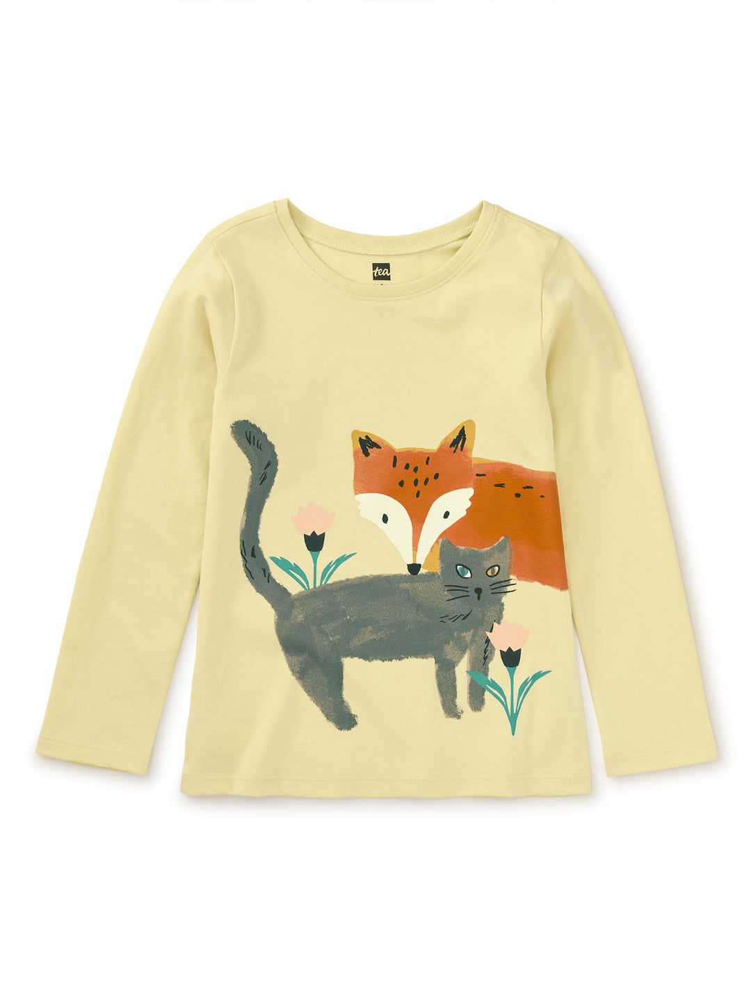 Tea Collection Cat & Fox Tee