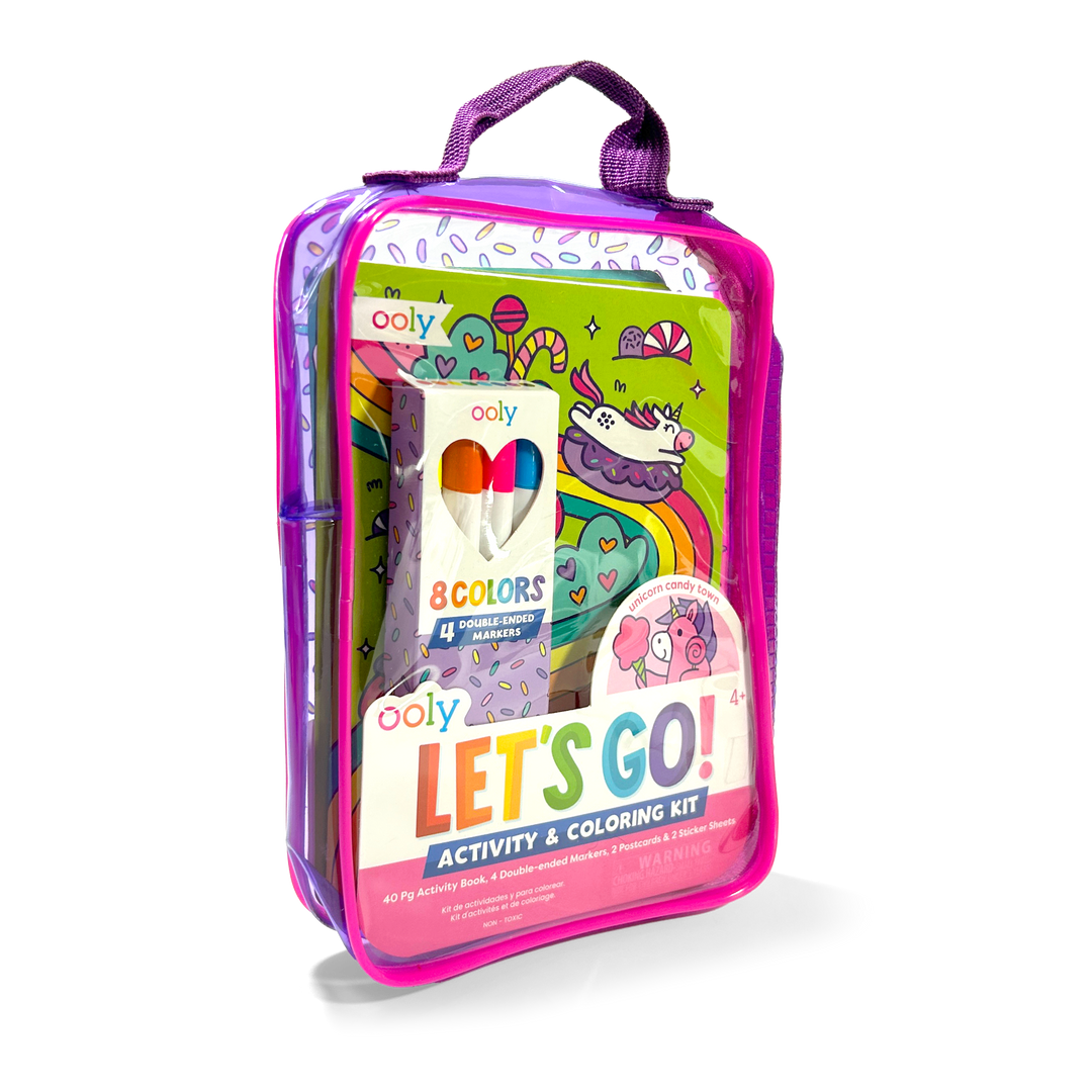 Unicorn Candy Town Activity & Coloring Kit