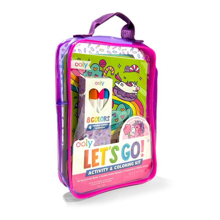 Unicorn Candy Town Activity & Coloring Kit