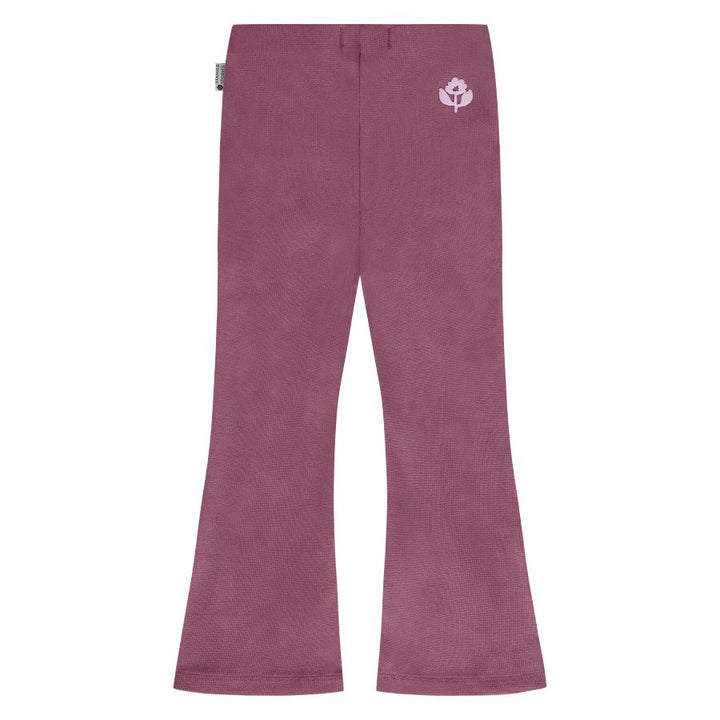 Stains & Stories Burgundy Flared Pants back