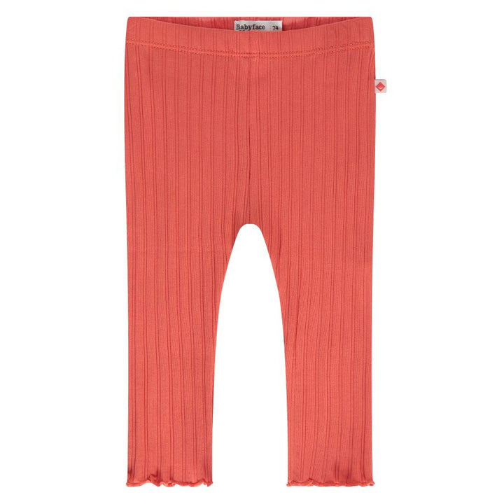 Babyface Grapefruit Ribbed Leggings