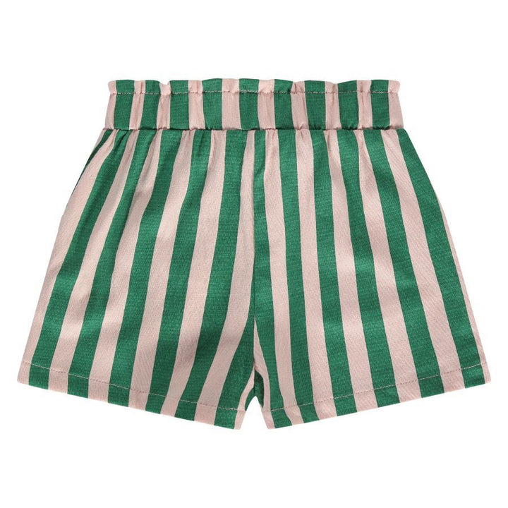 Stains & Stories Wide Striped Shorts back