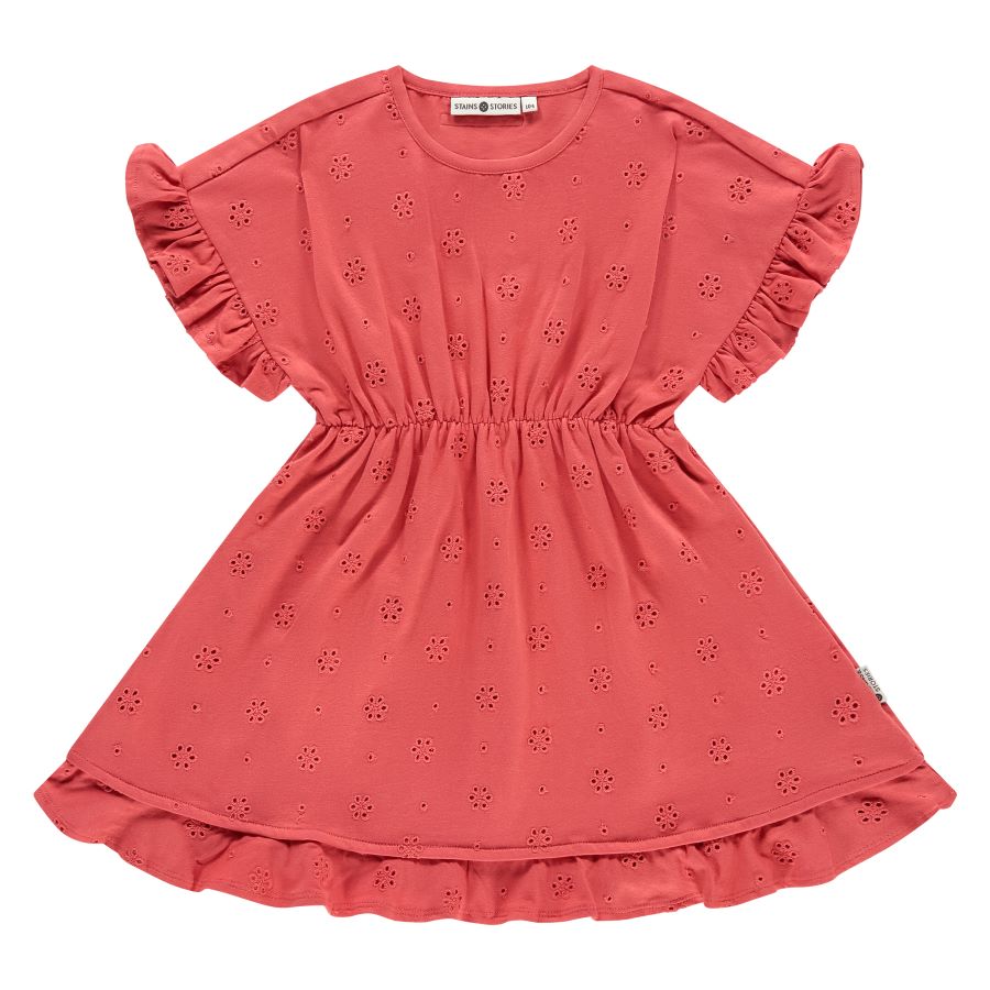 Stains & Stories Scarlet Eyelet Dress