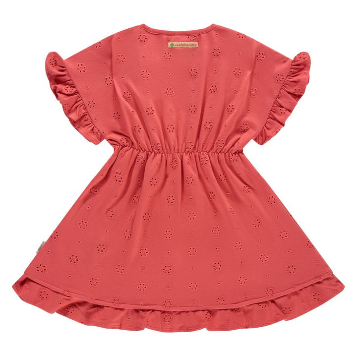 Stains & Stories Scarlet Eyelet Dress back