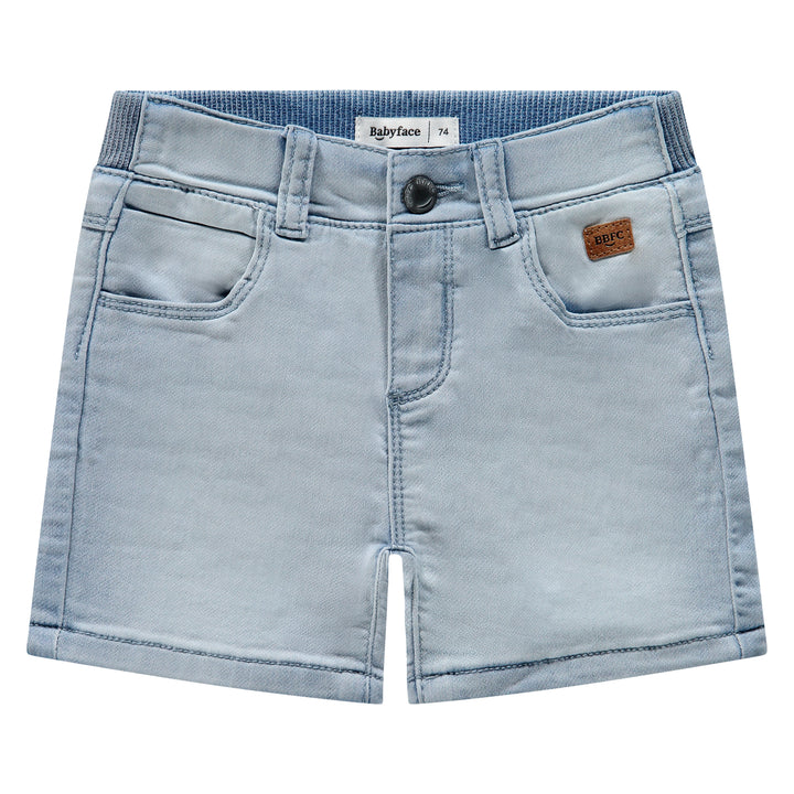 Babyface Joggs Baby Shorts in Light Blue Denim