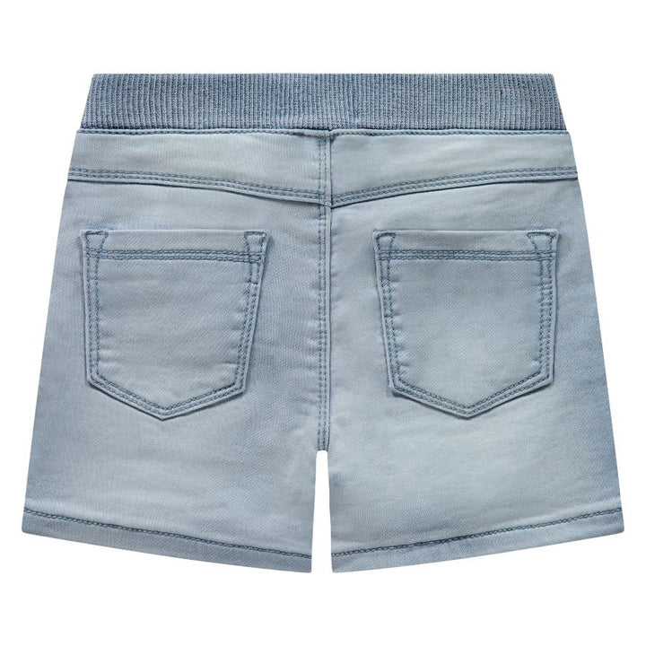 Babyface Joggs Baby Shorts in Light Blue Denim back