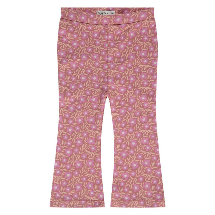 Floral Frosting Flared Pants