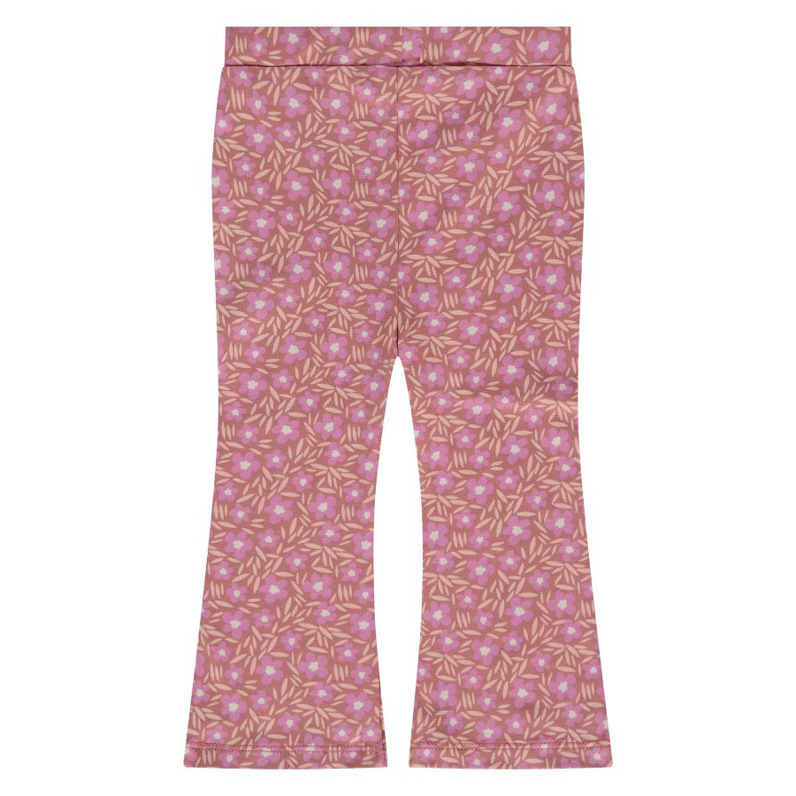 Floral Frosting Flared Pants