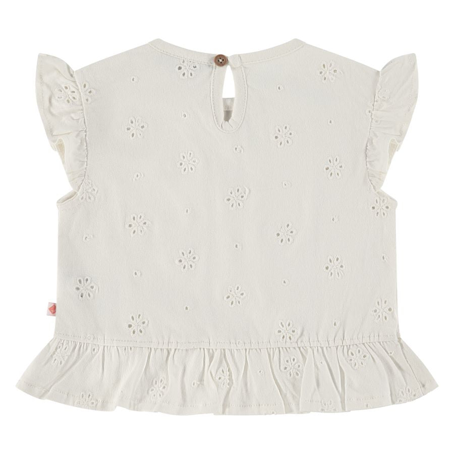 Babyface Creme Eyelet Top back