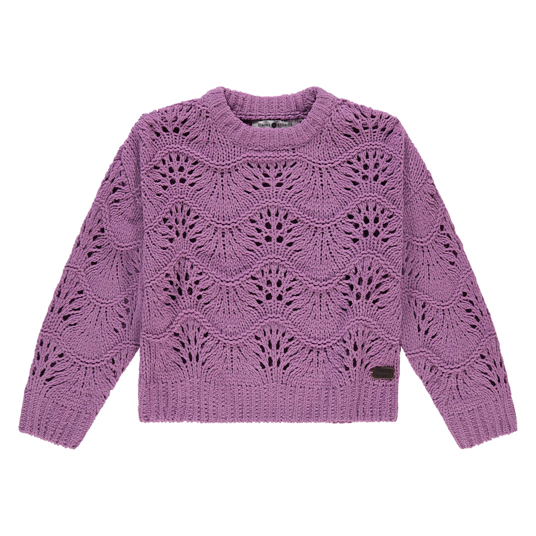 Stains & Stories  Lavender Waves Sweater