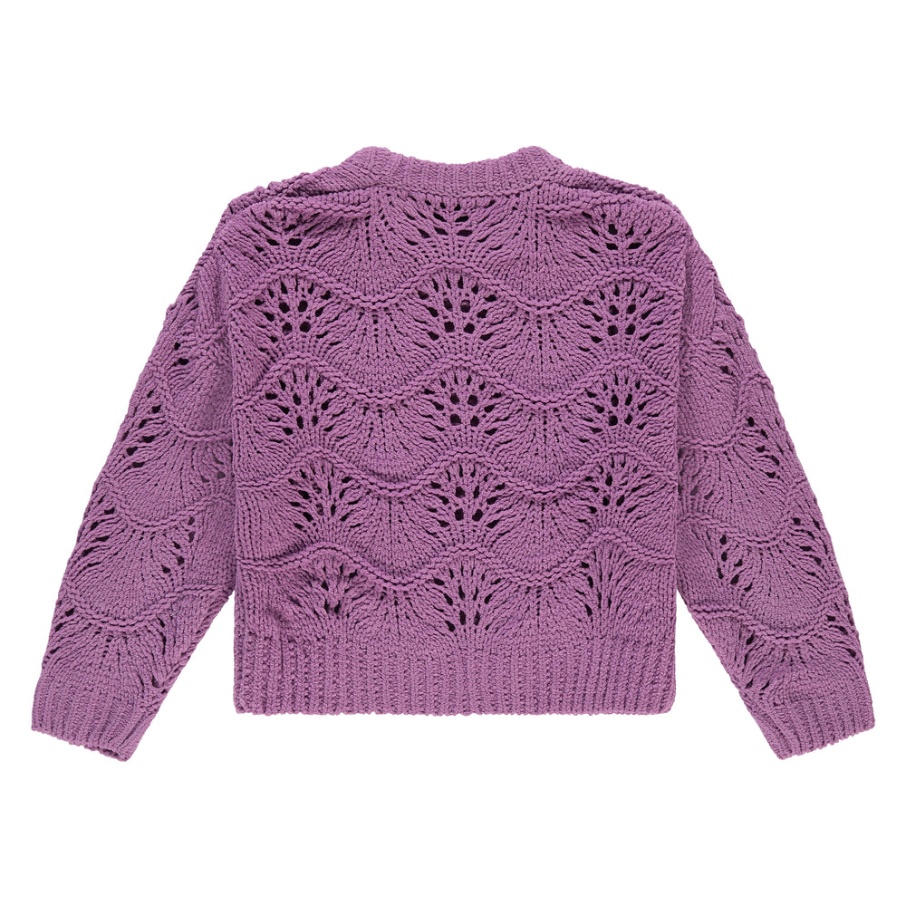 Stains & Stories  Lavender Waves Sweater back
