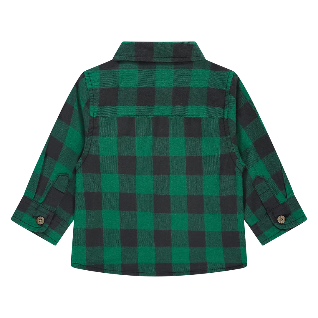 Babyface Turtle Plaid Shirt back