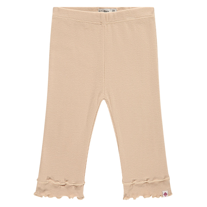 Babyface Nude Baby Ruffle Ankle Leggings