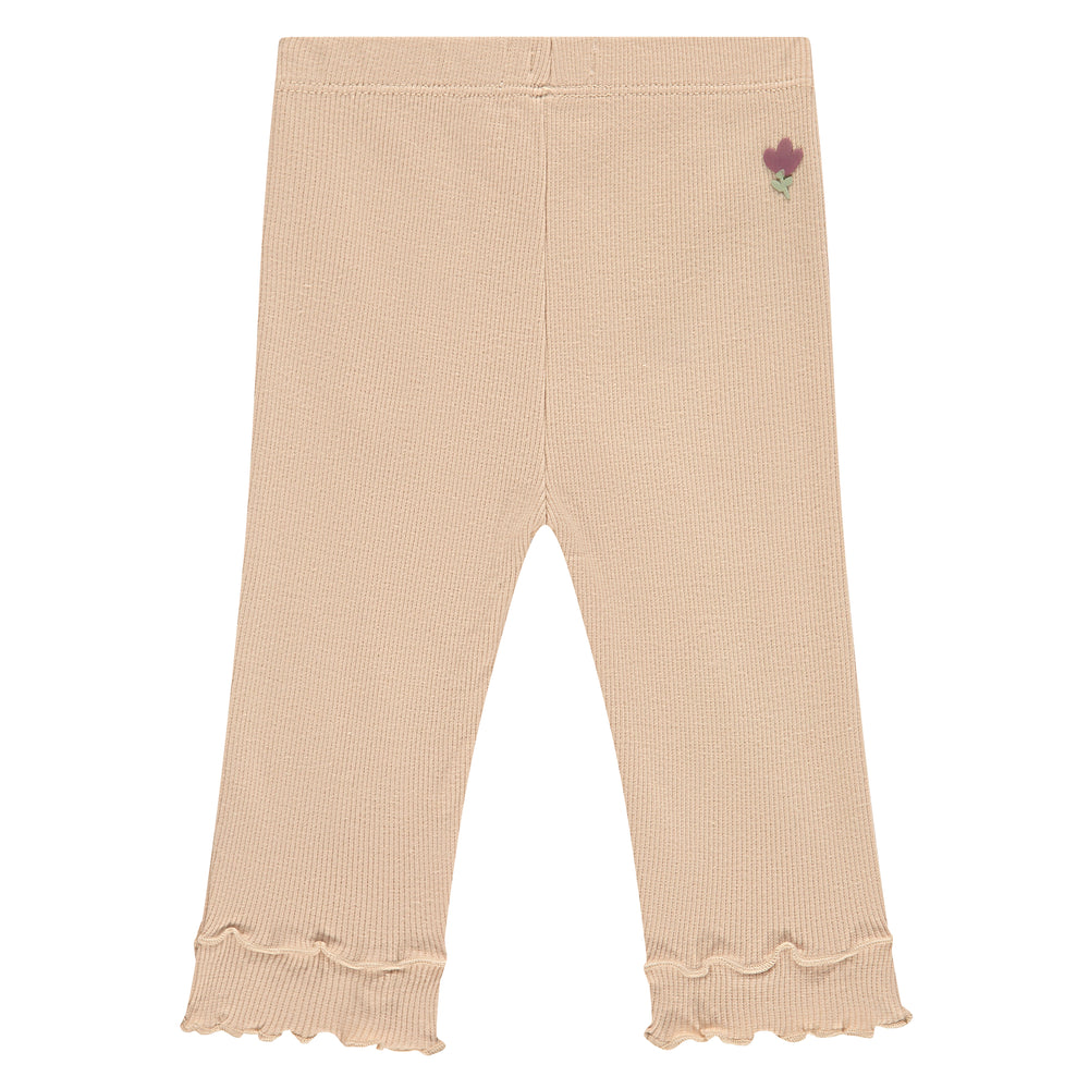 Babyface Nude Baby Ruffle Ankle Leggings back