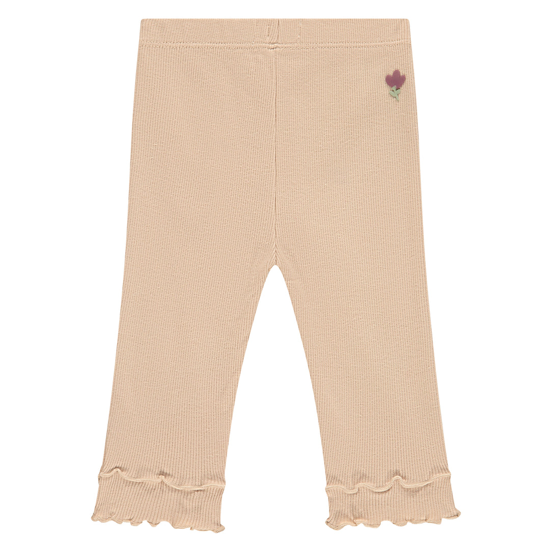 Babyface Nude Baby Ruffle Ankle Leggings back