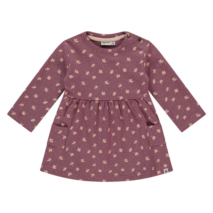 Burgundy Fields Dress