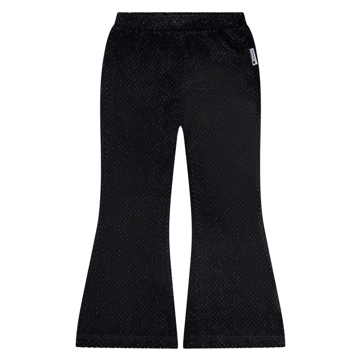 Stains & Stories Blackboard Velvet Flared Pants