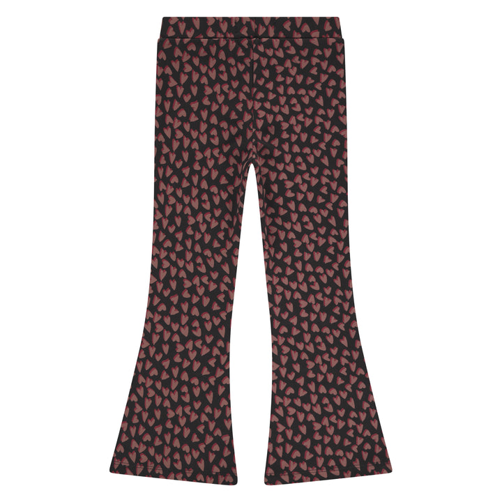 Hearts All Over Flared Pants