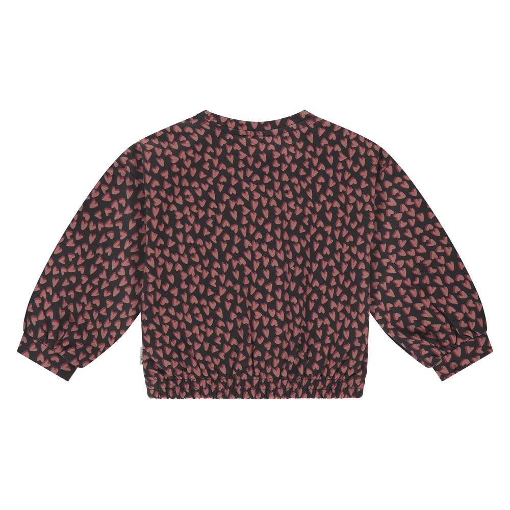 Stains & Stories Hearts All Over Sweatshirt back