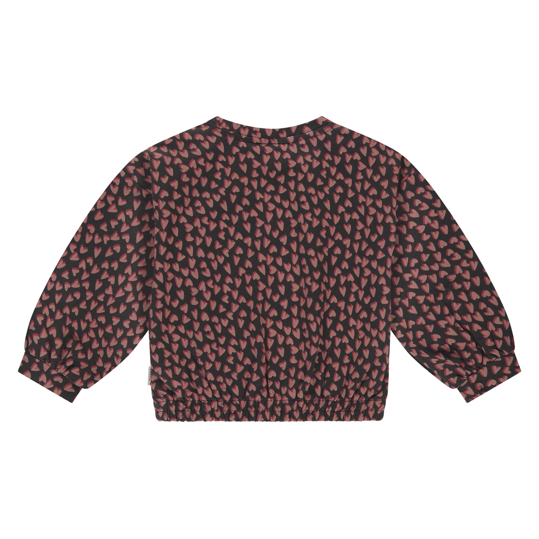 Stains & Stories Hearts All Over Sweatshirt back