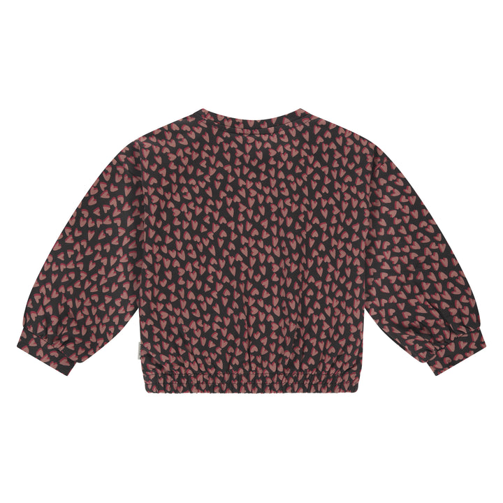 Stains & Stories Hearts All Over Sweatshirt back