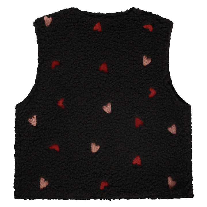 Hearts Fuzzy Vest