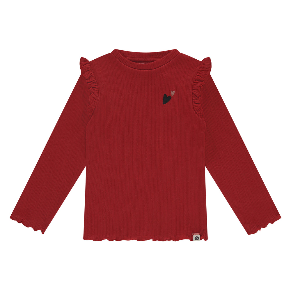 Babyface Hearts Mock Turtleneck