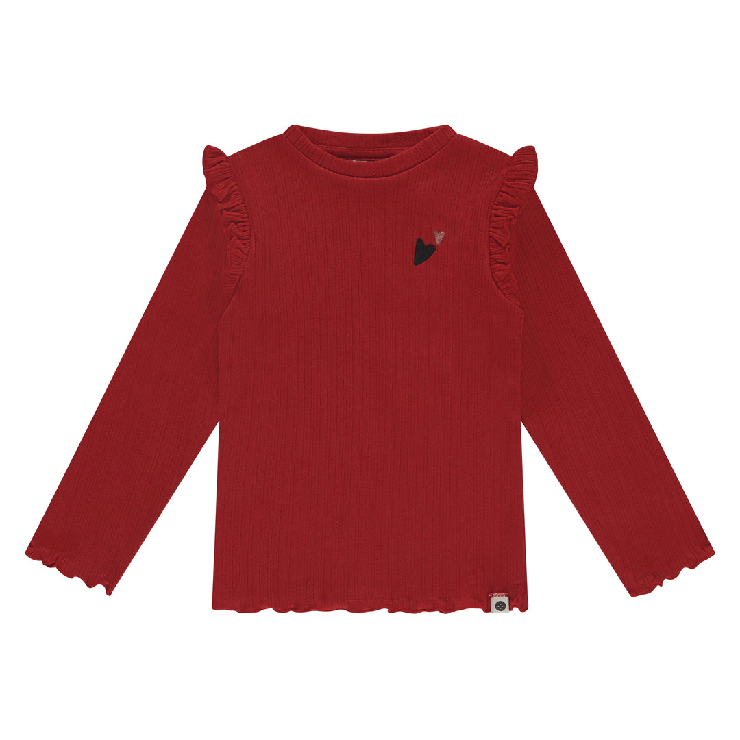 Babyface Hearts Mock Turtleneck