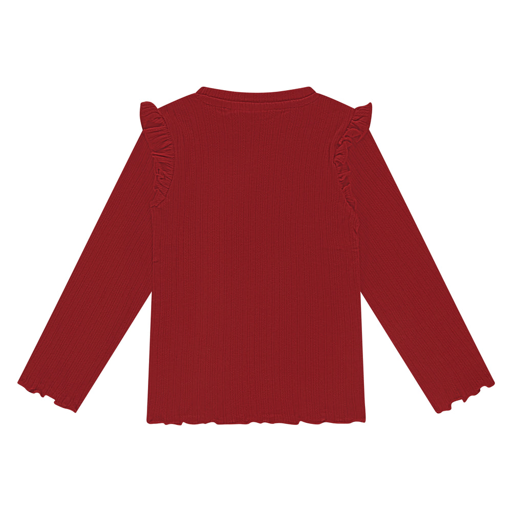 Babyface Hearts Mock Turtleneck back