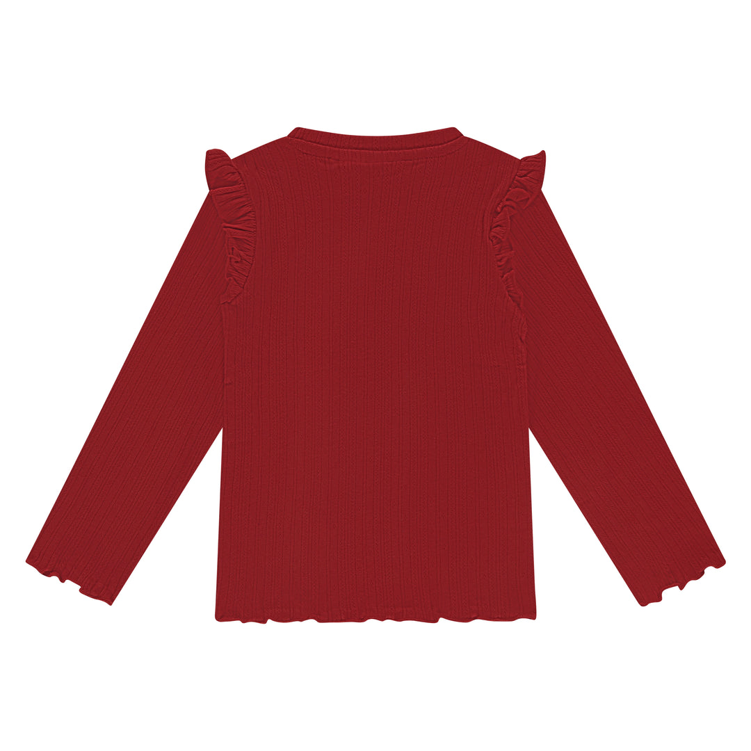 Babyface Hearts Mock Turtleneck back