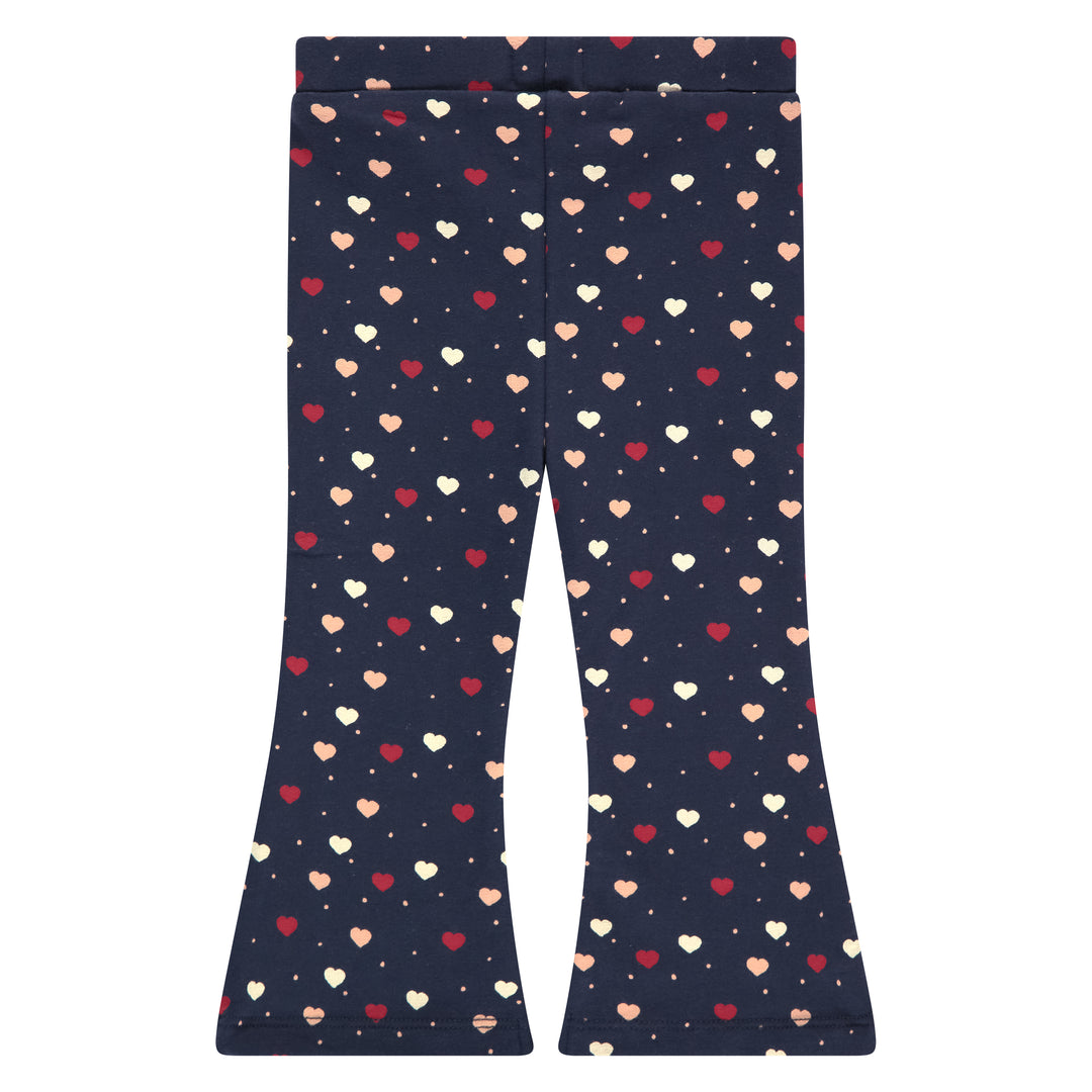 Babyface Mini Hearts Flared Pants back