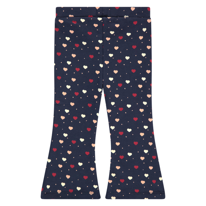 Babyface Mini Hearts Flared Pants back