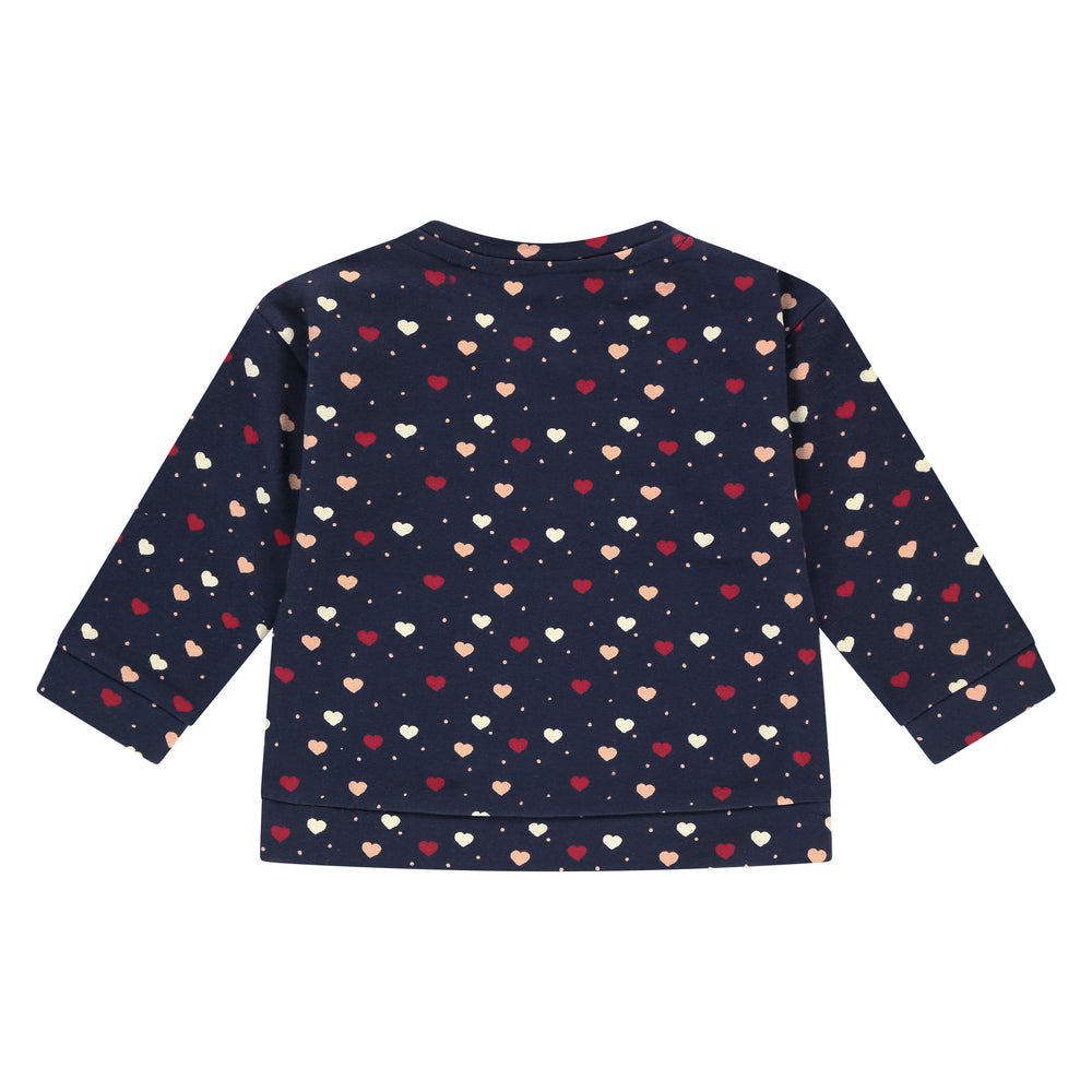Babyface Mini Hearts Sweatshirt back