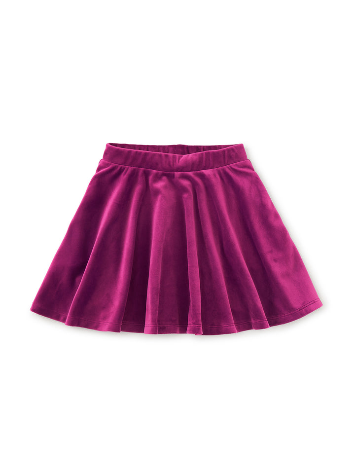 Tea Collection Velour Twirl Skirt Cosmic Berry