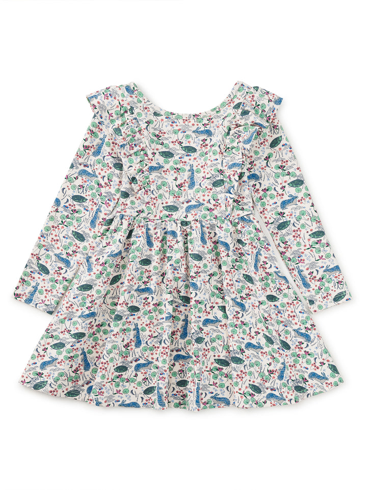 Tea Collection Rabbit & Turtle Folk Tale Ballet Dress